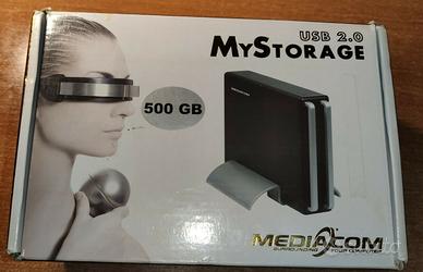 MEDIACOM: Hard disk Esterno da 500 Gb