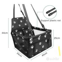 trasportino per auto per cani e gatti 