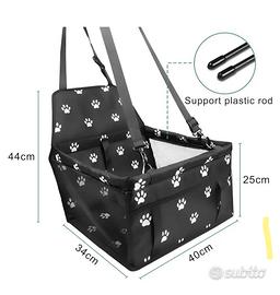 trasportino per auto per cani e gatti 