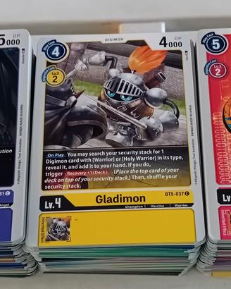 Lotto 280+ Carte Digimon TUTTE DIVERSE