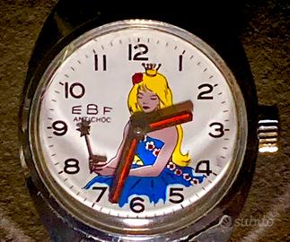 Orologio Disney principessa con Bacchetta rotante