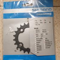 Corone Shimano 9v 22 e 32 denti int. 64 mm