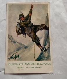 cartolina 10 ° reggimento alpini - 21° adunata di 