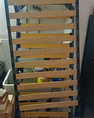 4 reti singole con doghe in legno
