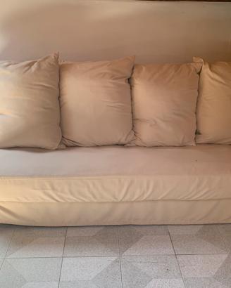Letto singolo con spalliera