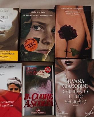 Lotto di 7 Romanzi – Narrativa Italiana e Internaz