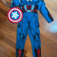Costume Capitan America con scudo