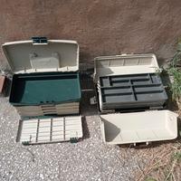 cassette apribili con scomparti da pesca 