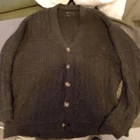 cardigan Asos nero a trecce 