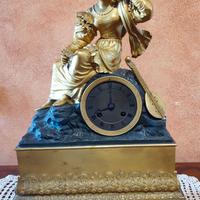 PARIGINA, OROLOGIO DELL'800 IN BRONZO DORATO