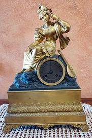 PARIGINA, OROLOGIO DELL'800 IN BRONZO DORATO