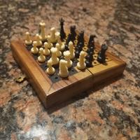 scacchi in miniatura vintage