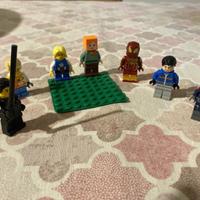Lego - Set 7 personaggi con base