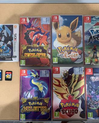 Lotto giochi Pokemon
