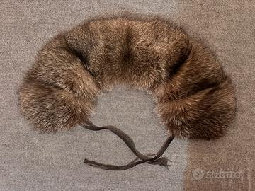 Colletto in vera pelliccia vintage -