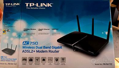modem router tp-link modello Archer D2