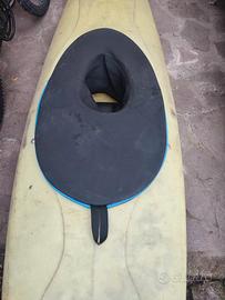 kayak/canoa per mare/fiume con paraschizzi