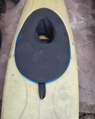 kayak/canoa per mare/fiume con paraschizzi
