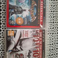 Batman Arkham Asylum e City GOTY PS3