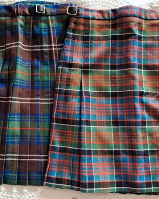 Due kilt bambin, originali Scozia Strathmole, lana