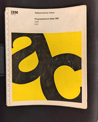 programmazione base IBM 360