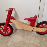 bici in legno Baby Moto balance bike Transformer