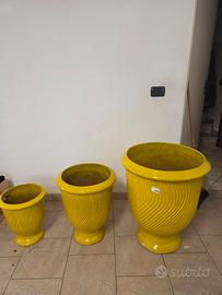  elegante set di 3 vasi originali EDG