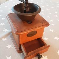 Macina caffe' in legno -Vintage-