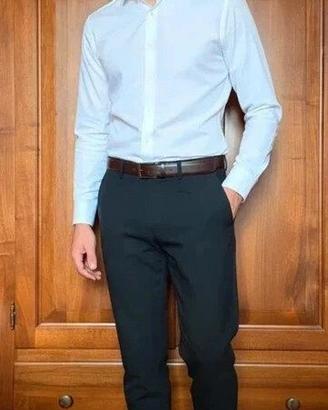 Pantaloni Eleganti Uomo Doppelgänger Dritti IT 50