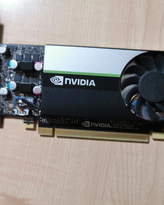 Scheda video Nvidia T1000 da 4Gb GDDR6 VRAM 