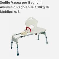Sedia per disabili per vasca o doccia