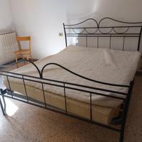 LETTO MATRIMONIALE FERRO BATTUTO