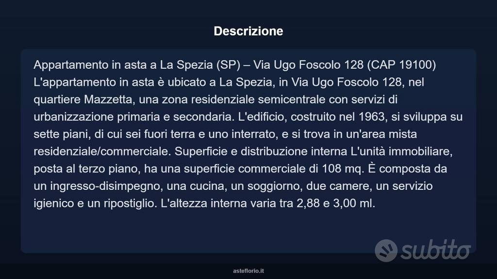 Appartamento – La Spezia, Mazzetta, Antoniana - Vista 4