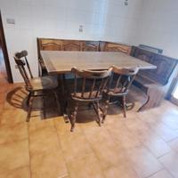 tavolo cassapanca 3 sedie