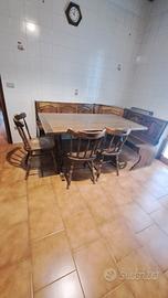 tavolo cassapanca 3 sedie