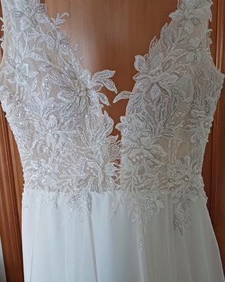 Abito da sposa Atelier Emé – pizzo, seta e organza