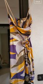 Abito Elegante Lucido con Coprispalle Abbinato 