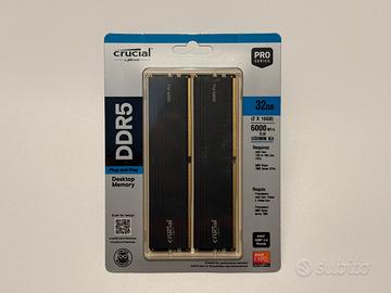 Crucial Pro CP2K16G60C48U5 32GB (2x16GB) DDR5 RAM