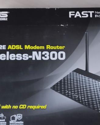ADSL Modem Router Asus Wireless-N300