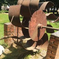 Antica pala mulino ferro