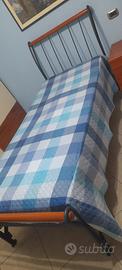 Letto cameretta in ferro e ciliegio