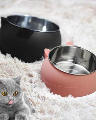 Ciotole per Gatti in Acciaio Inox