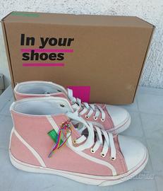 Scarpe sneackers alte Benetton