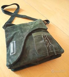 Borsa a tracolla camoscio anni '70 vintage