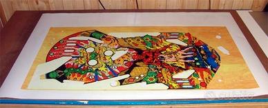 Flipper Williams Gorgar adesivo piano di gioco