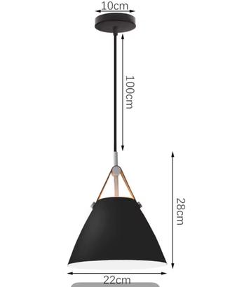 Lampadario in stile industriale
