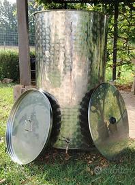 Contenitore acciao Belvivere 500 litri(vino, olio)