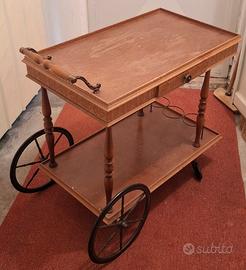 carrello portavivande vintage