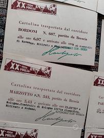 Mille Miglia '53, pezzi trasportati dai piloti.