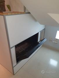 Camino bifacciale a legna MCZ PLASMA 115B WOOD